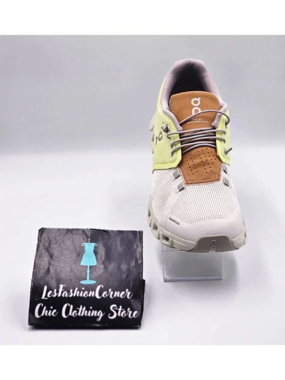 On Cloud 5 Women's Hay/Ice Colorway Lightweight  Running Sneakers  Size 9 3351 - Picture 15 of 16